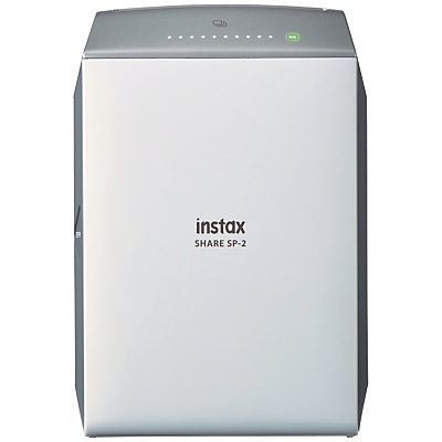 Fujifilm Instax Share SP-2 Mobile Photo Printer with 10 Shots, Silver Fujifilm Instax Share SP-2 Mobile Photo Printer with 10 Shots, Silver